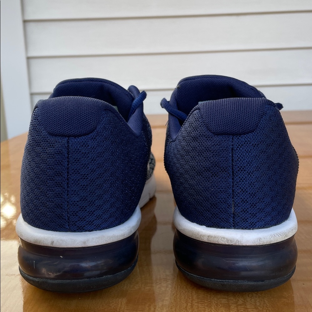 Nike Men’s Air Max Sequence 2 Blue and White Running Shoes Size 12 - Picture 4 of 9